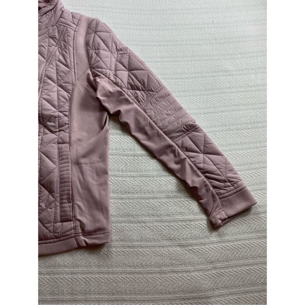 90 Degree By Reflex Medium Quilted Zip Front Jacket PEARLED ROSE - Picture 4 of 11